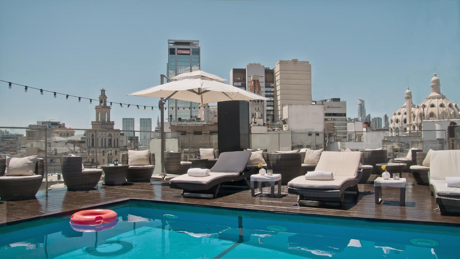725 Continental Hotel Buenos Aires Bagian luar foto Rooftop pool